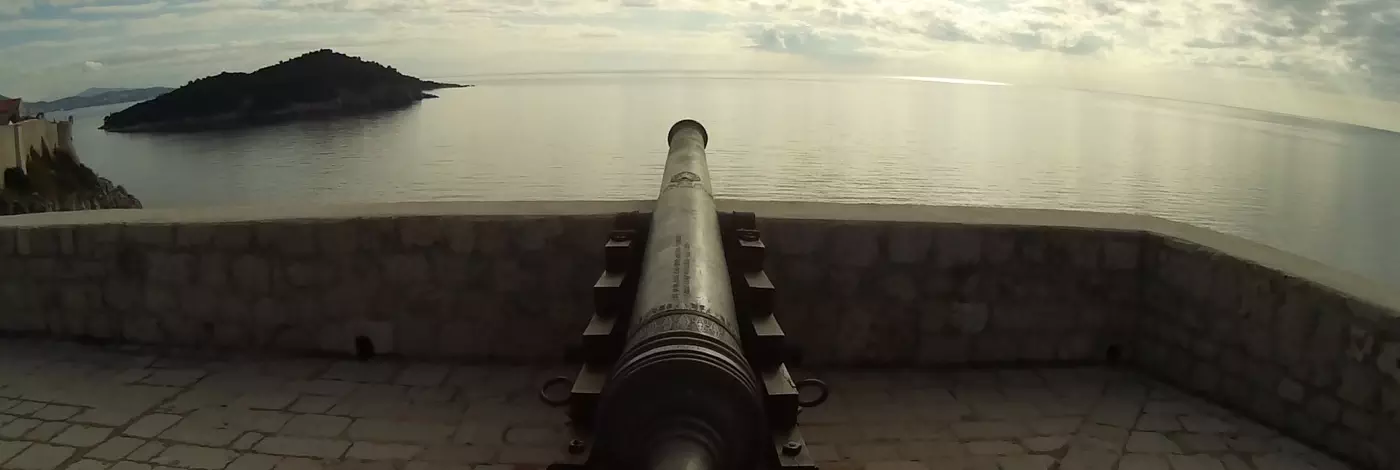 The biggest cannon in Dubrovnik